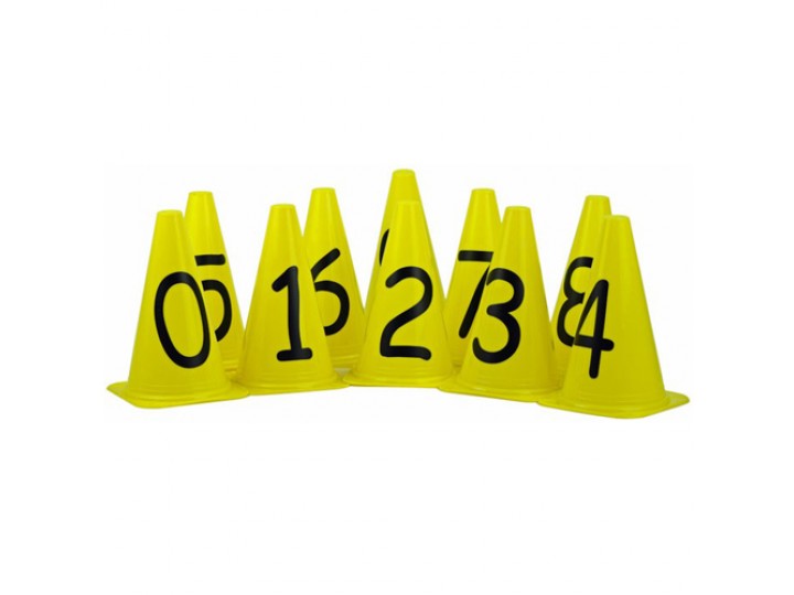 Numbered Marking Cones 0-9- PNC-9